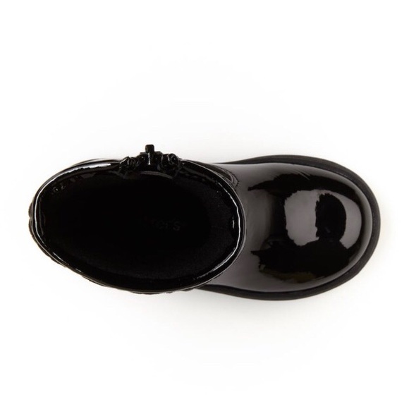 Carter's Bonita Toddler Girls Boots Riding Winter Black Shiny New 5 or 7 - Picture 4 of 11